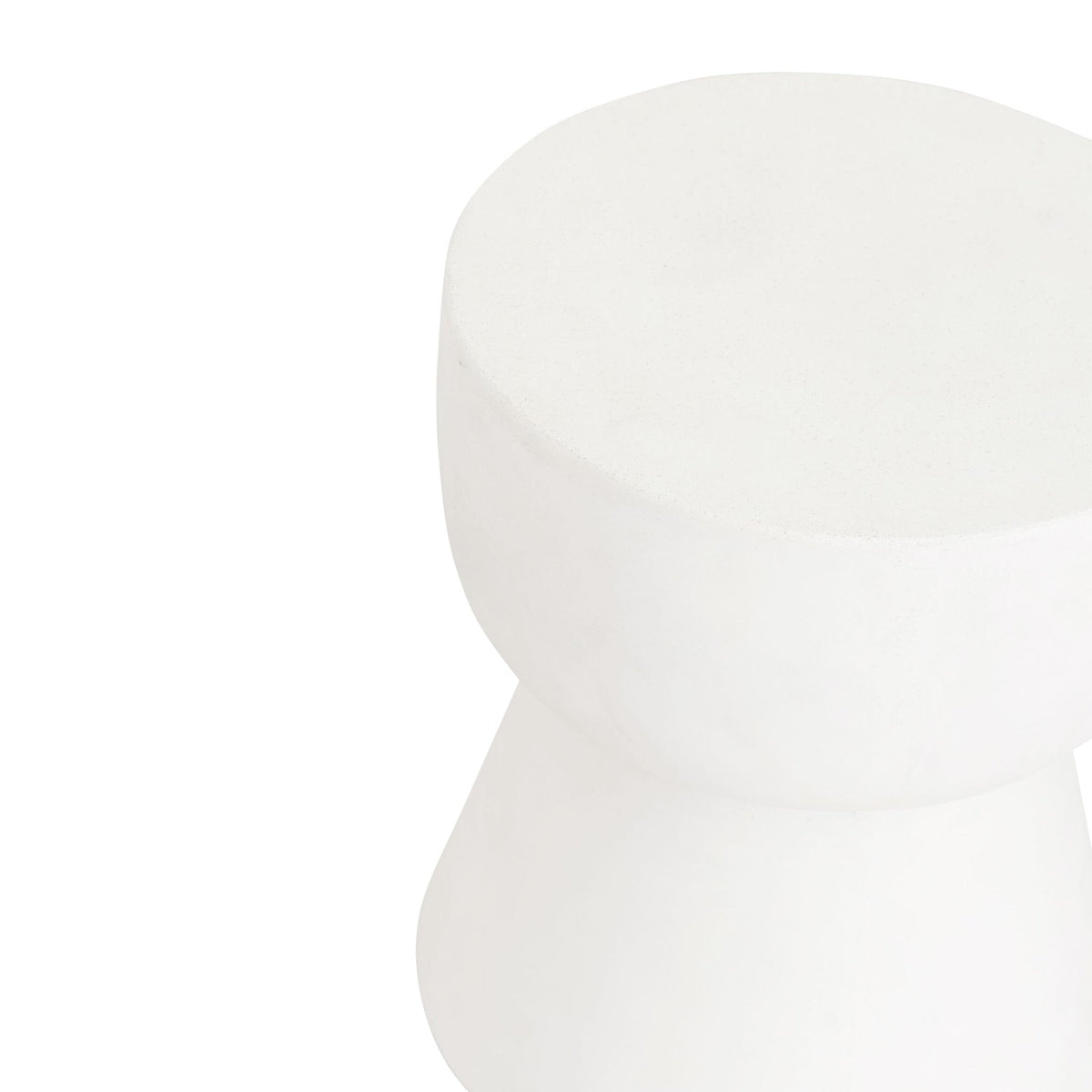 Sidetable Matta Large Ø35 | Fiber Cement White