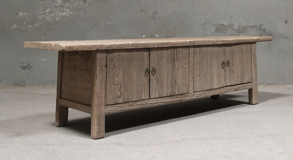 TV cabinet Elm Wood - 4 doors