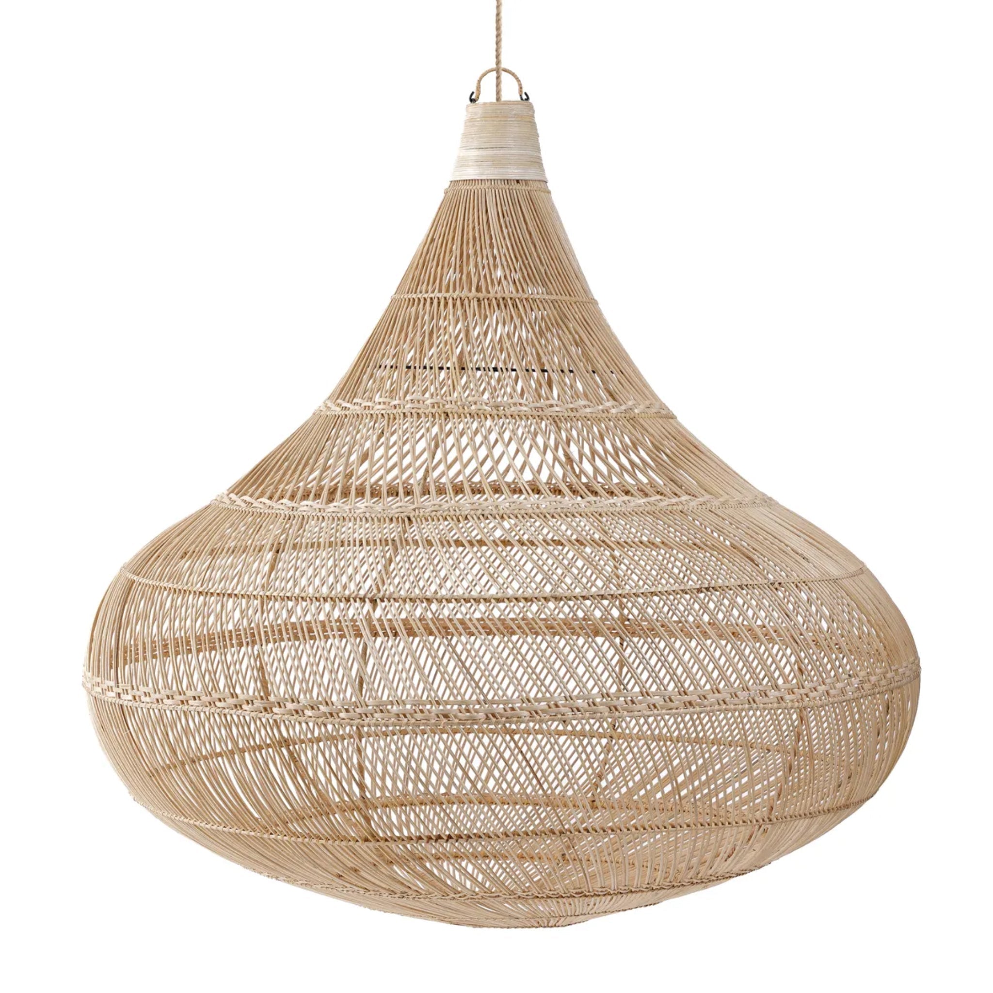 The Drop Pendant | Natural | XL | Ø107xh110cm