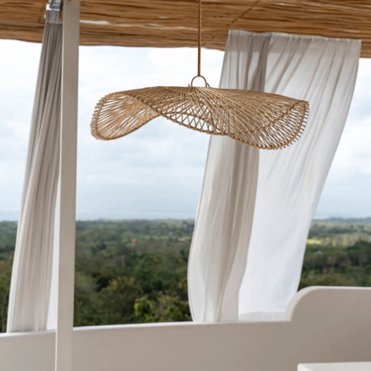 The Chapeau Pendant - Natural - L
