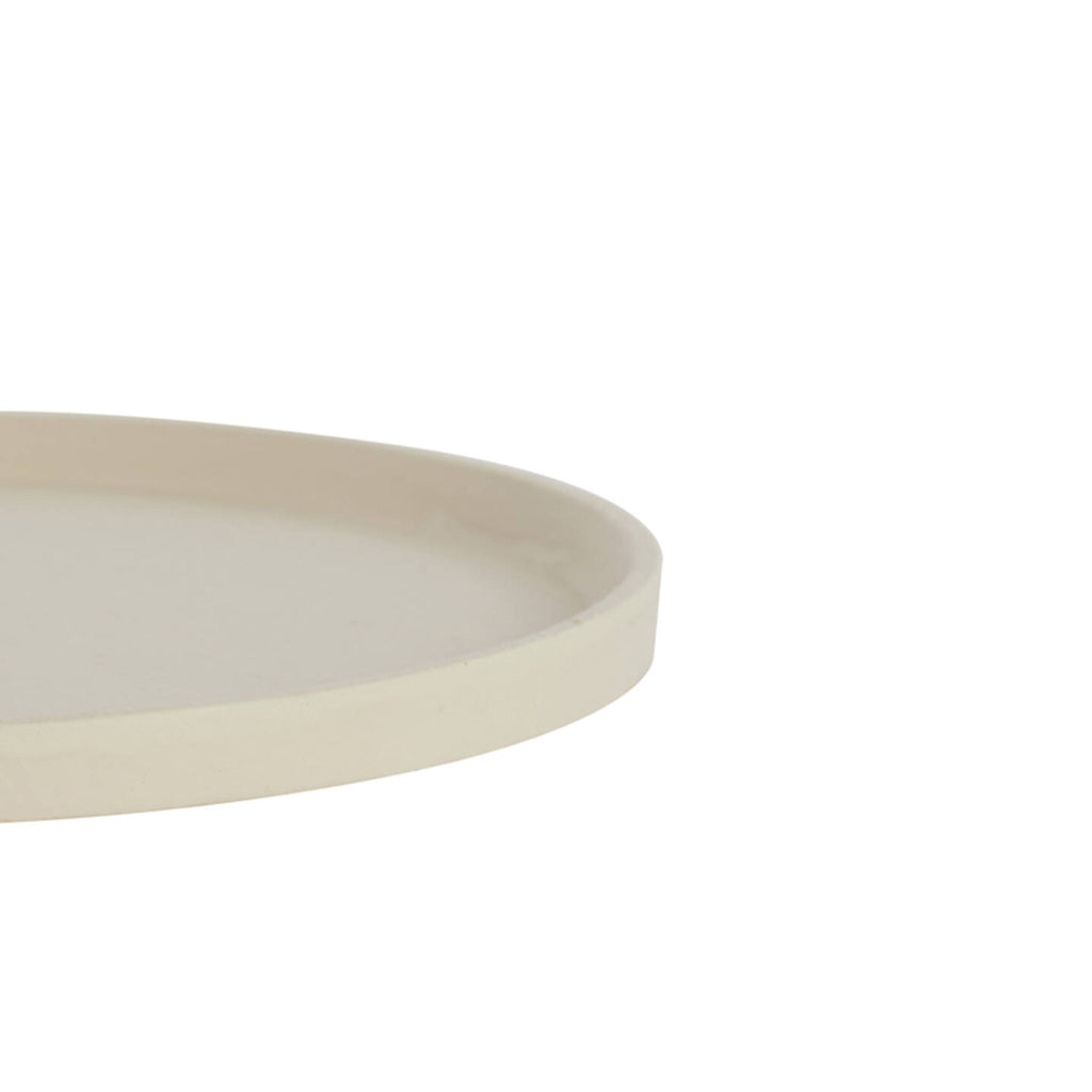 Tray Laes Crème | Ø21,5x1,5cm