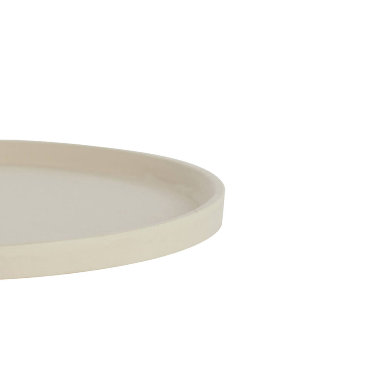 Tray Laes Cream | Ø21.5x1.5cm