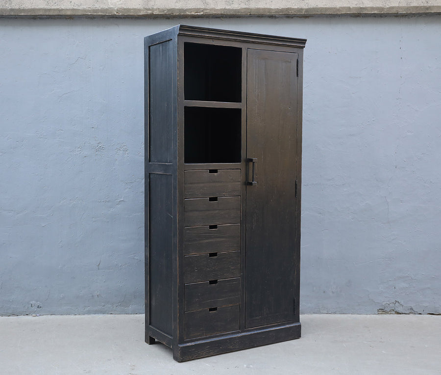 Block cabinet 1 door black