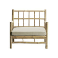 BAMBOO LOUNGE CHAIR | SAND CUSHION