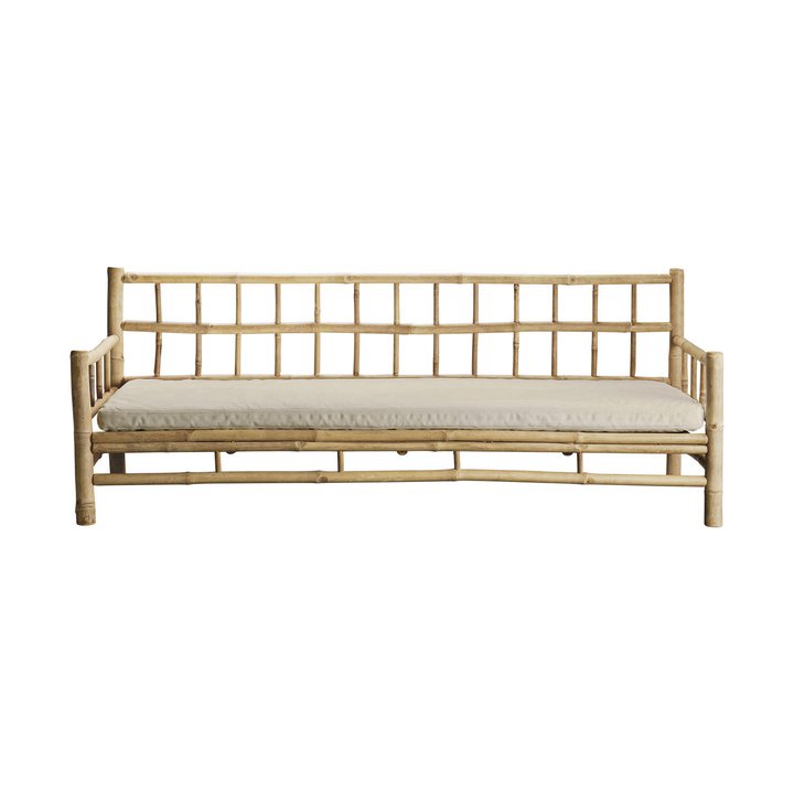 Bamboo couch | 190 x 74 x 34/80 cm | Excl. mattress
