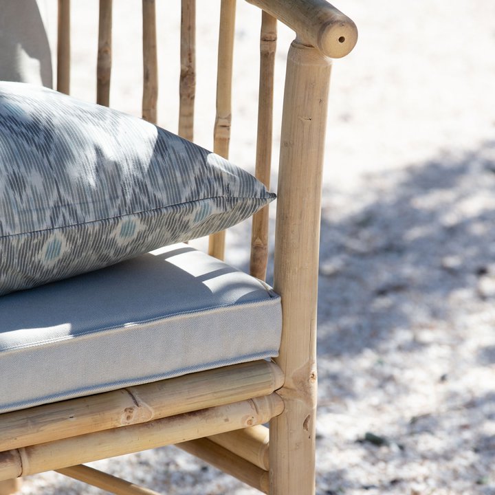 BAMBOO CHAIR | SAND CUSHION