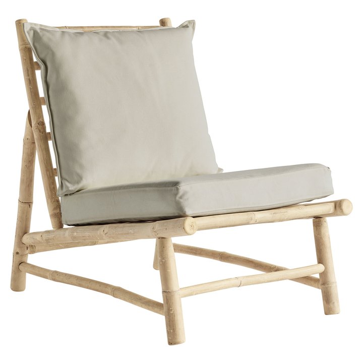 BAMBOO LOUNGE CHAIR | WITH CUSHION