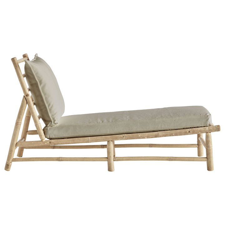 BAMBOO CHAISE LONGUE | SAND MATTRESS