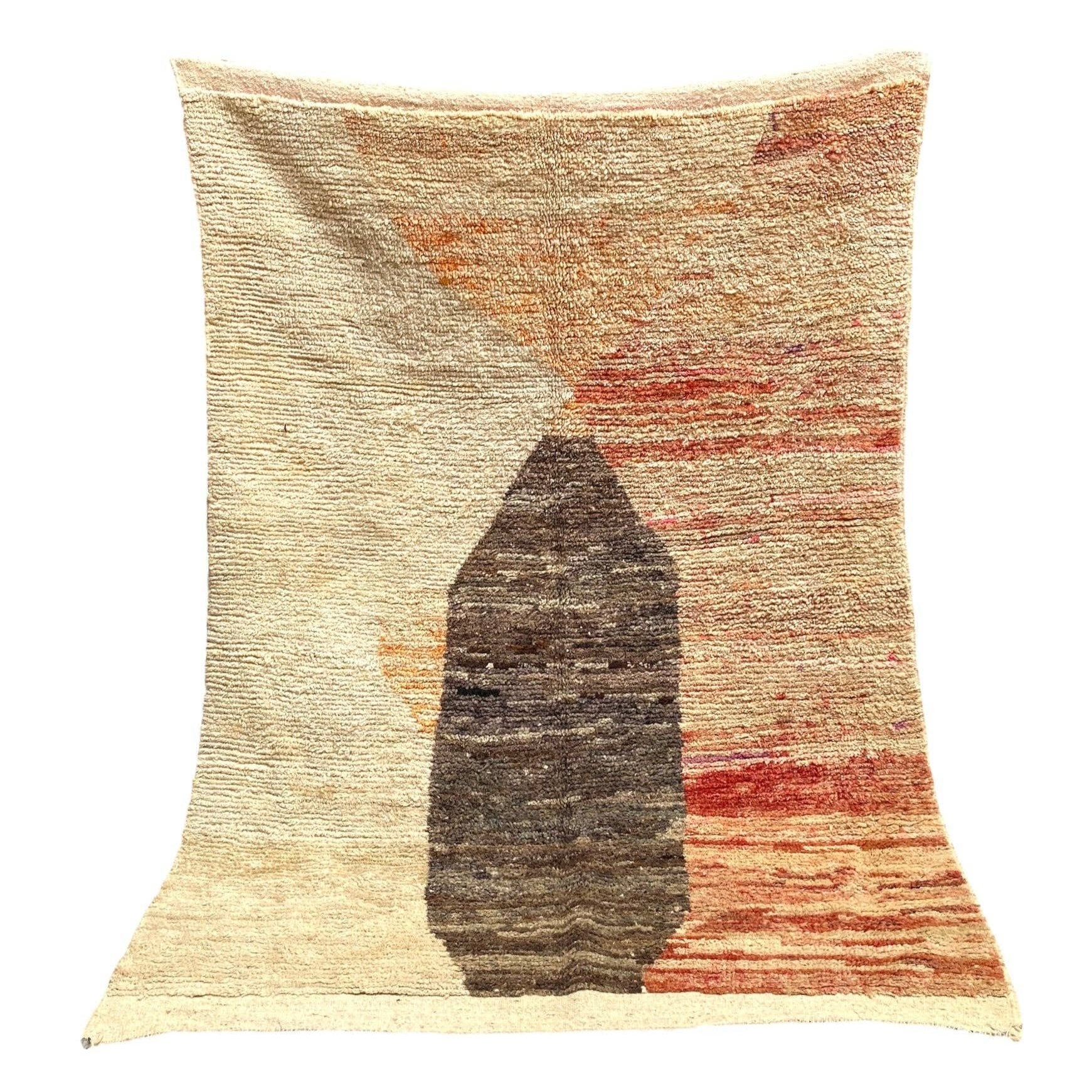 Wool Berber Moroccan Rug | (w)216 x (d)150 cm | #6162