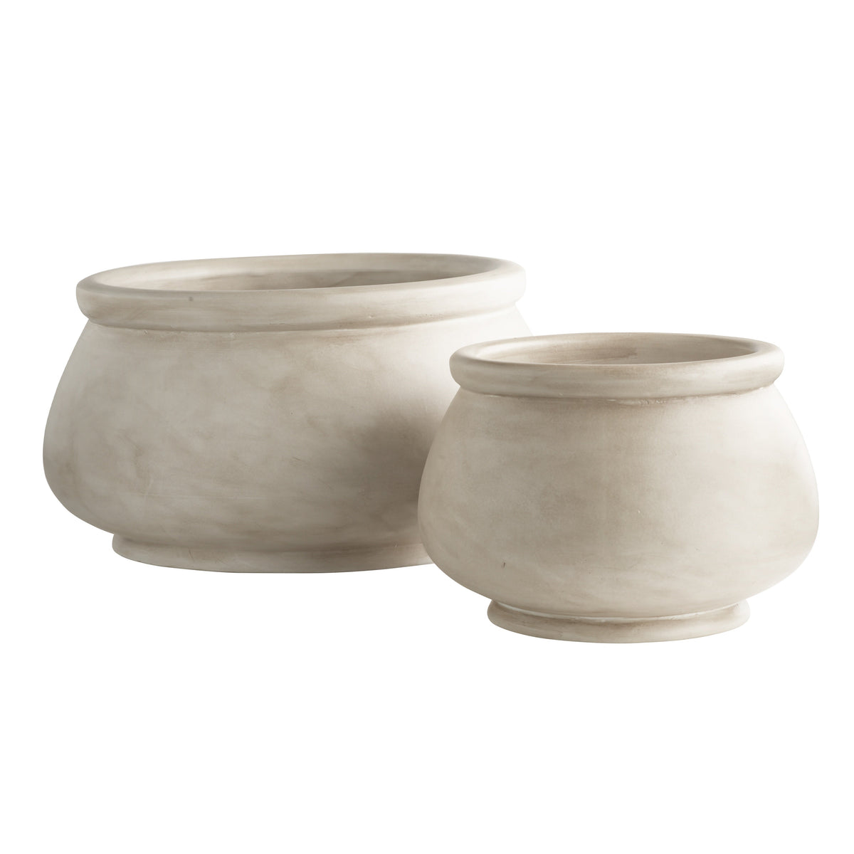 POTS | CLAY | SET OF 2 | 35 x 20 x 17 cm
