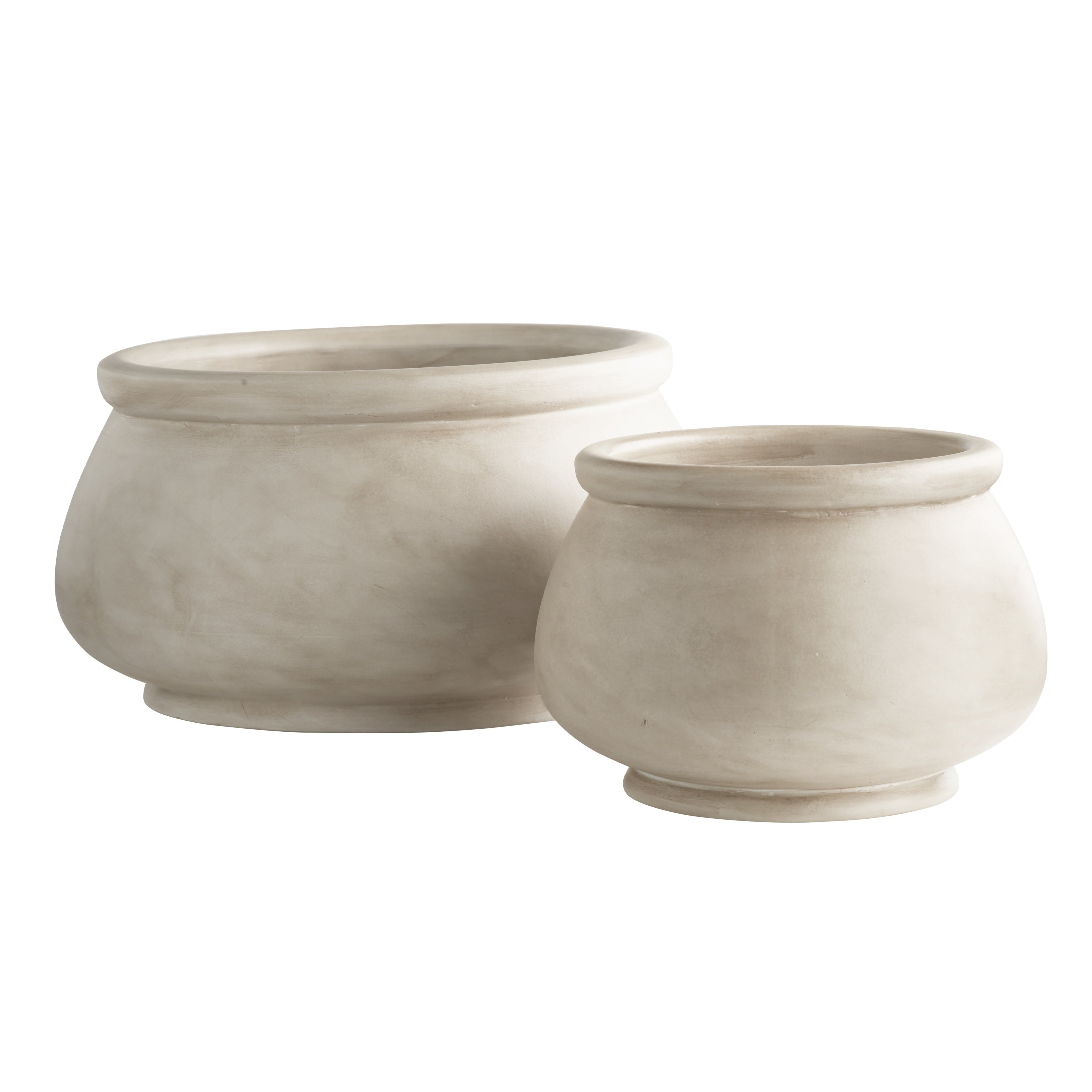 POTS | CLAY | SET OF 2 | 35 x 20 x 17 cm