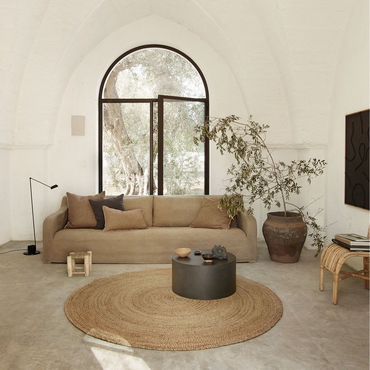 Round Carpet | Jute Natural