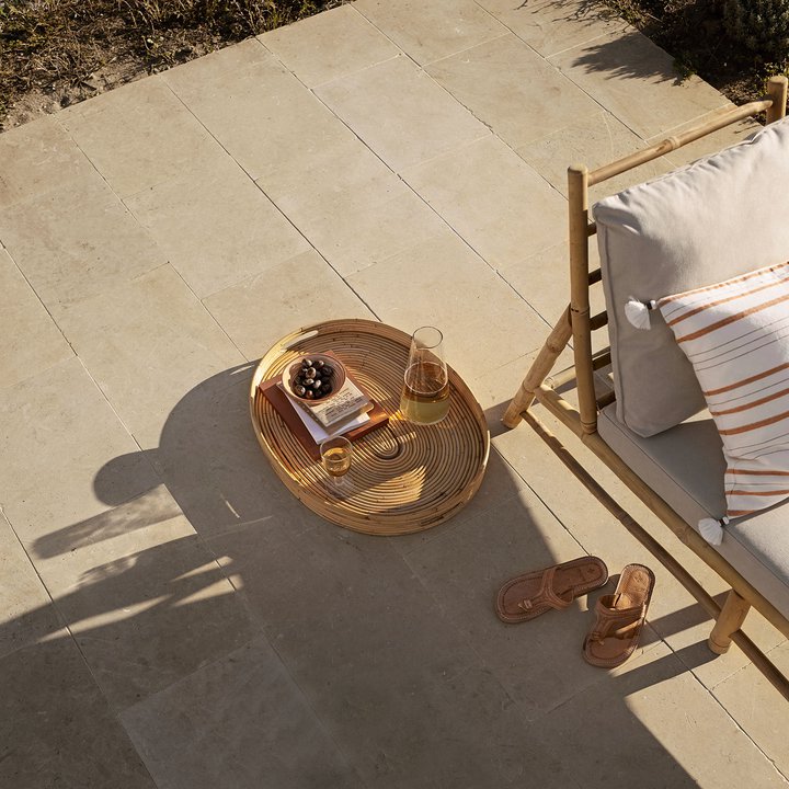 BAMBOO CHAISE LONGUE | SAND MATTRESS